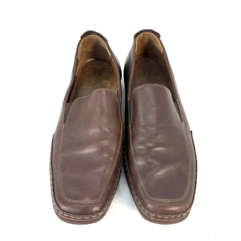 Mephisto Shoes Mens Size 13 Leather Loafers Comfort Slip On Made In Portugal